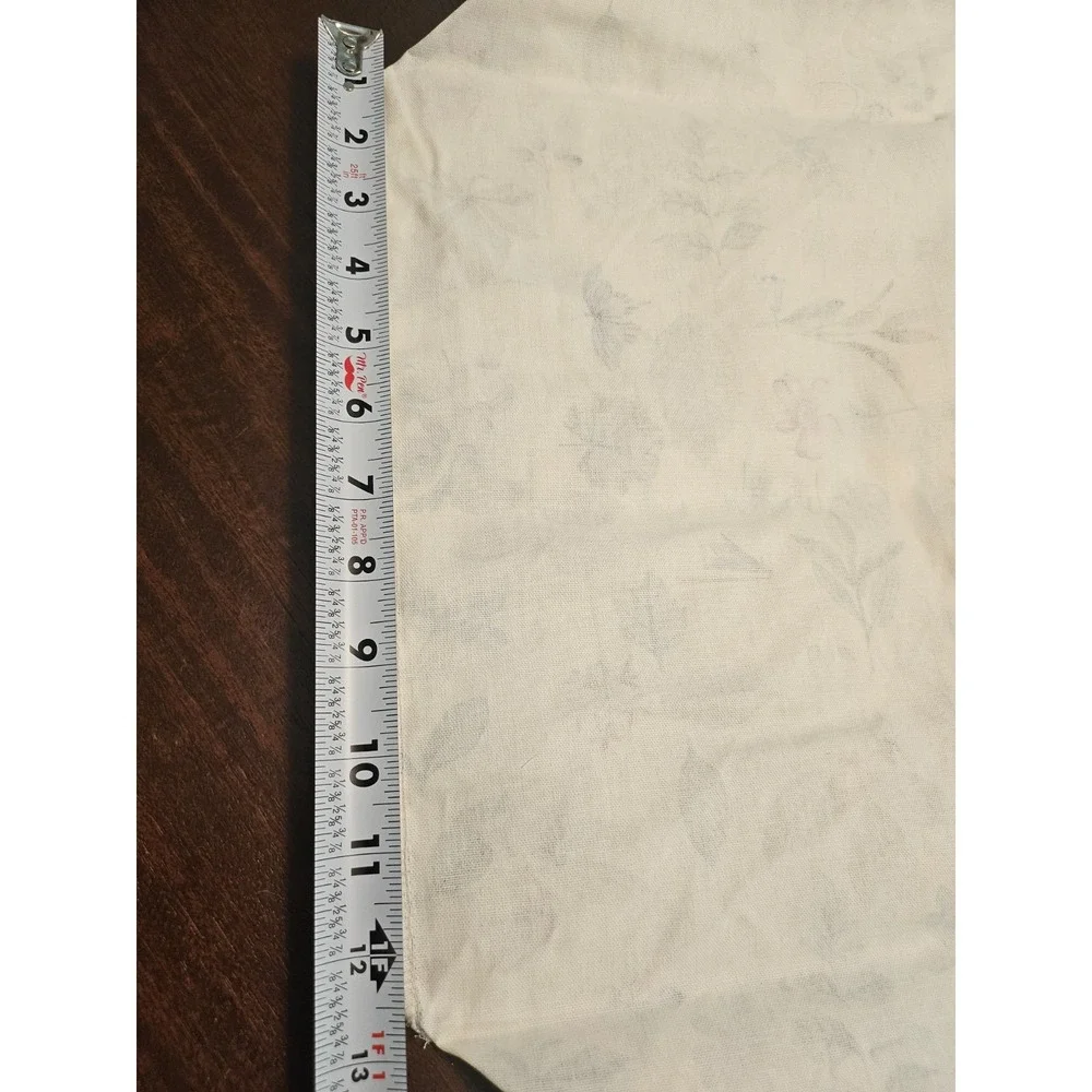 Longaberger Large Rectangular Storage Basket Liner Botanical Fields Fabric NEW